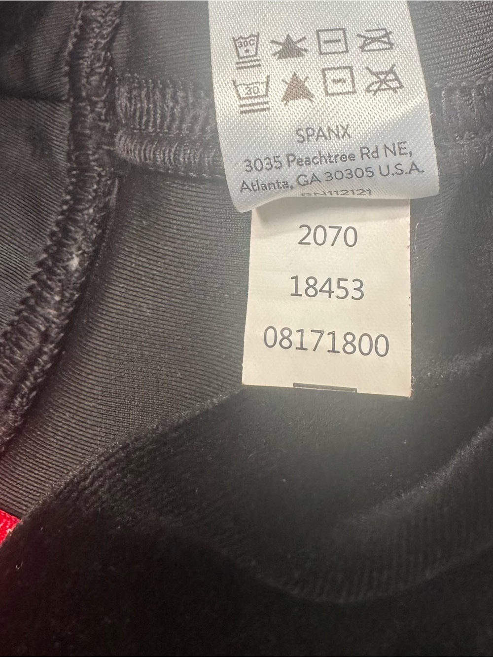 SPANXShape Leggings 4 pcs: 1 Black Faux Leather, 3 Velvet: Black, Gray, Bugundy - Picture 16 of 16